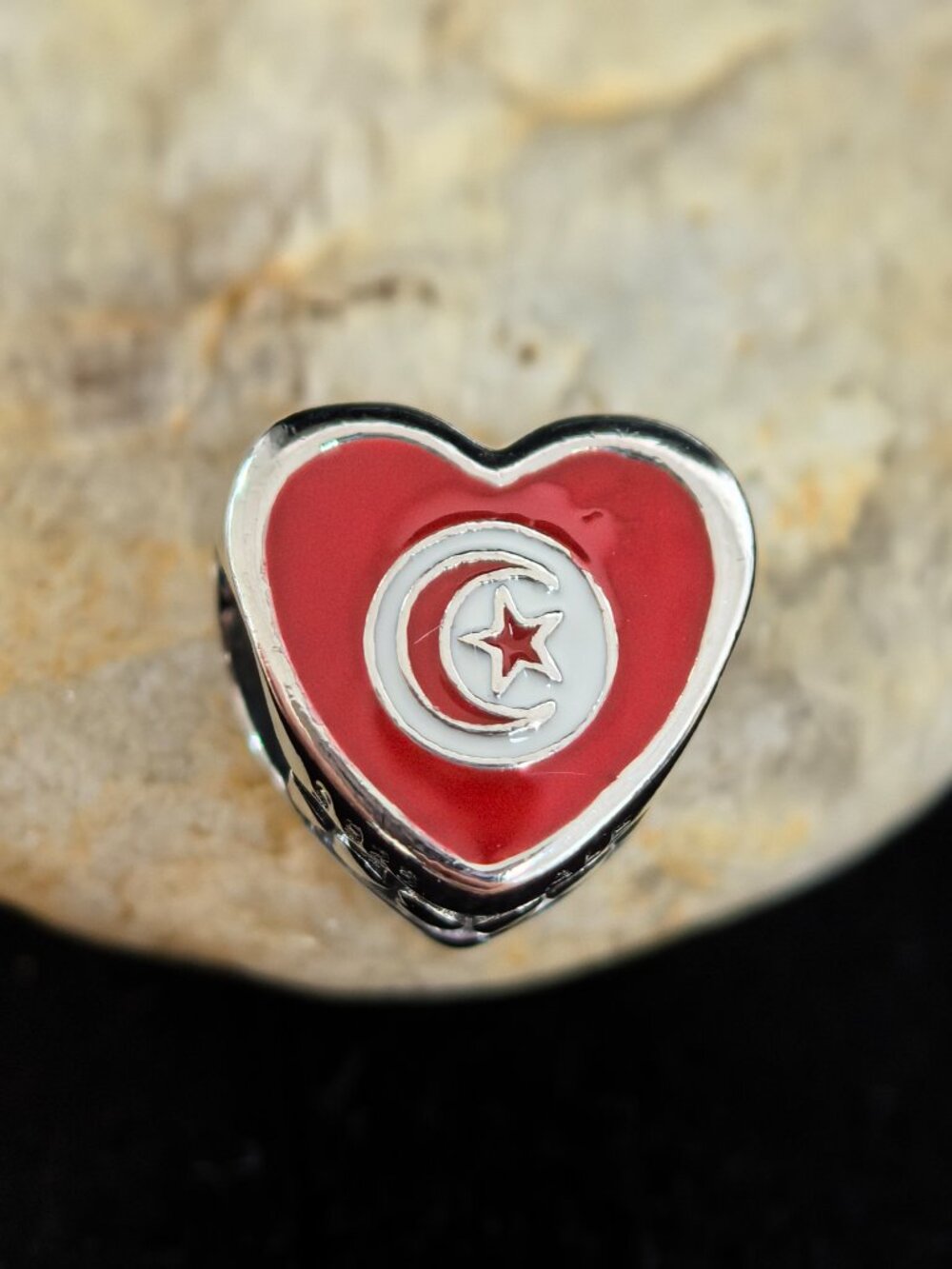 Pandora Tunisia Exclusive Travel Heart Charm Pendant, S925 Silver (Women's)